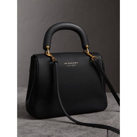 burberry medium dk88 top handle bag in black